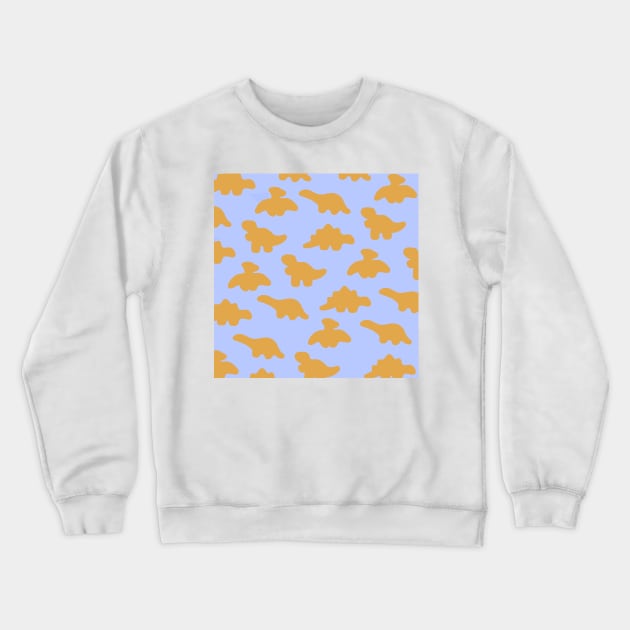 Dino Nuggies (Dark Blue) Crewneck Sweatshirt by casserolestan